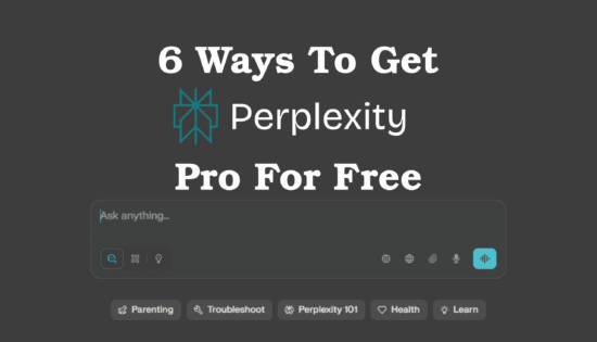 Perplexity Pro for free